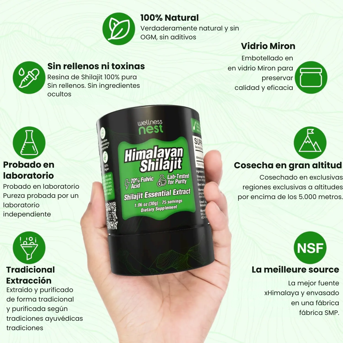 Wellness Nest Shilajit produkt
